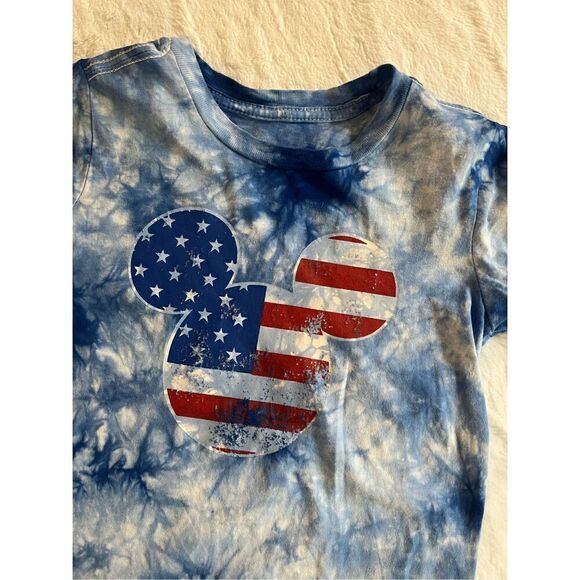 Disney XS (4) Mickey Mouse Tie Dye Shirt - Picture 2 of 6